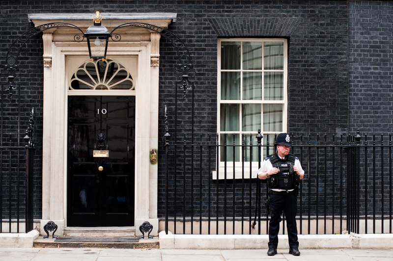 The new British Prime Minister's first day at 10 Downing Street