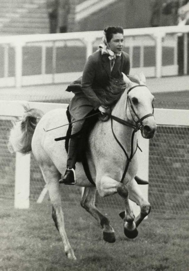 熱愛騎馬的英國女王伊麗莎白二世