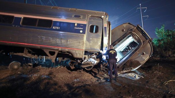美铁列车脱轨 與70多年前列車脫軌事故如出一轍（組圖）