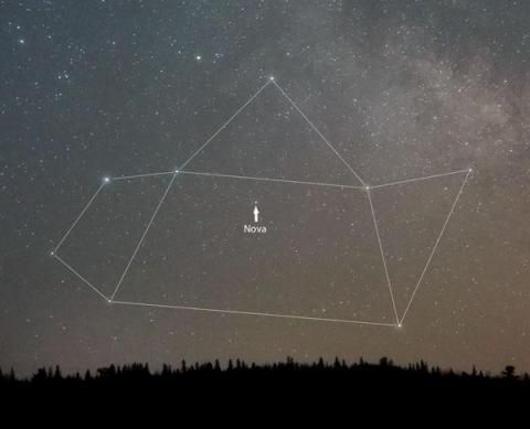 人马座新星亮度几度变化！（图）