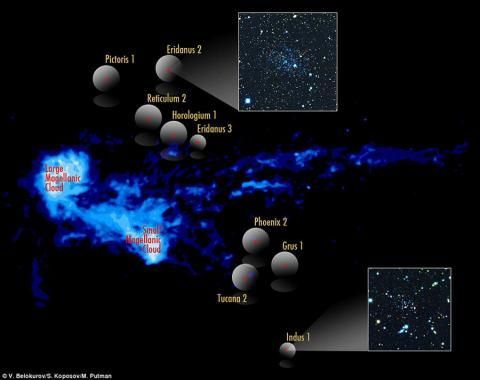 银河系周围发现九个矮星系（组图）