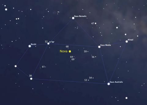 人马座发现新星爆发（组图）