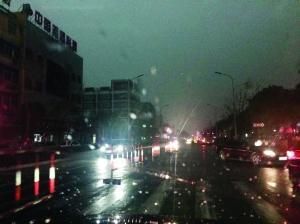 江苏现“黑昼” 南京闪雷电（组图）