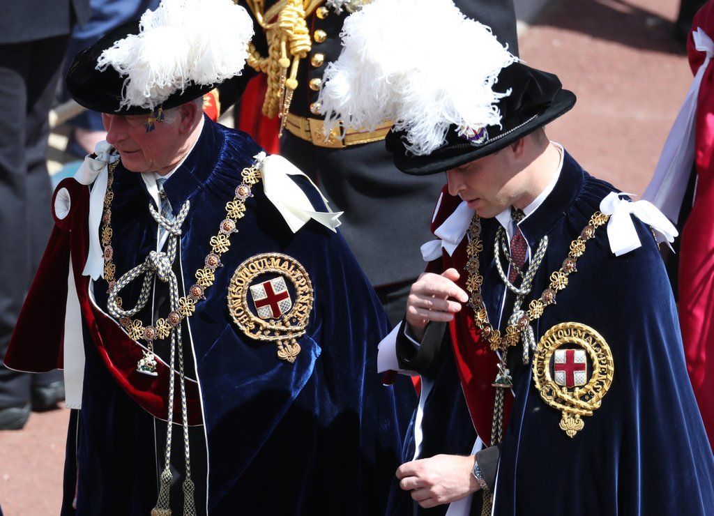 英国王室盛装出席嘉德勋章授勋仪式(组图)
