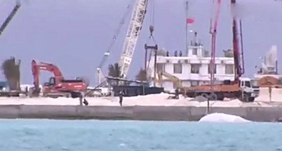 中國快速建島   南海局勢詭譎