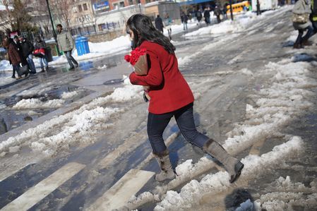 情人節 美東再遇冰雪天氣（圖）
