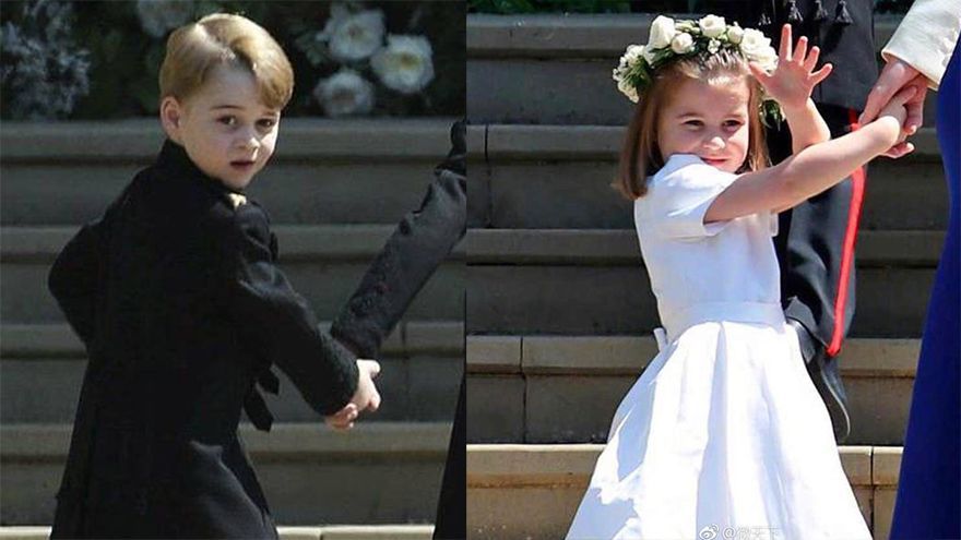 英國皇室婚禮 可愛的小花童搶進鏡頭
