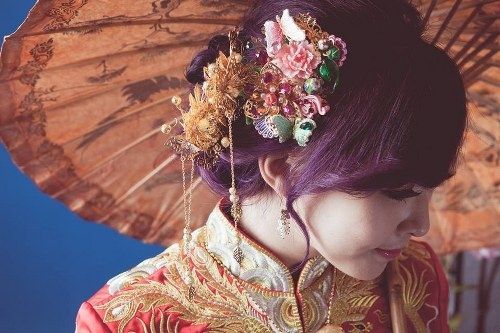 中式礼服 典雅复古(组图)