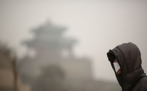 北京雾霾重来 犹如世界末日 (组图)