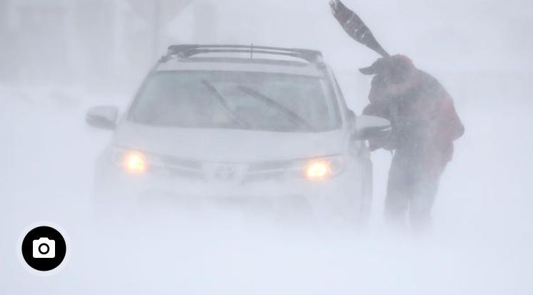 美東冰雪交加  極地風暴肆虐