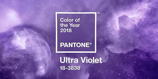 2018年度關鍵代表色出爐：紫外光色 (Ultra Violet)