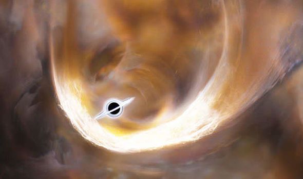 銀河系中心發現比太陽大十萬倍的怪物黑洞