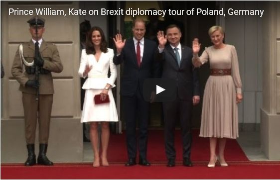 威廉王子，凱特對Brexit外交之旅（視頻）