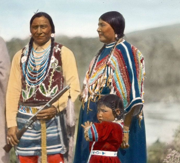 19世纪中期的北美印第安人