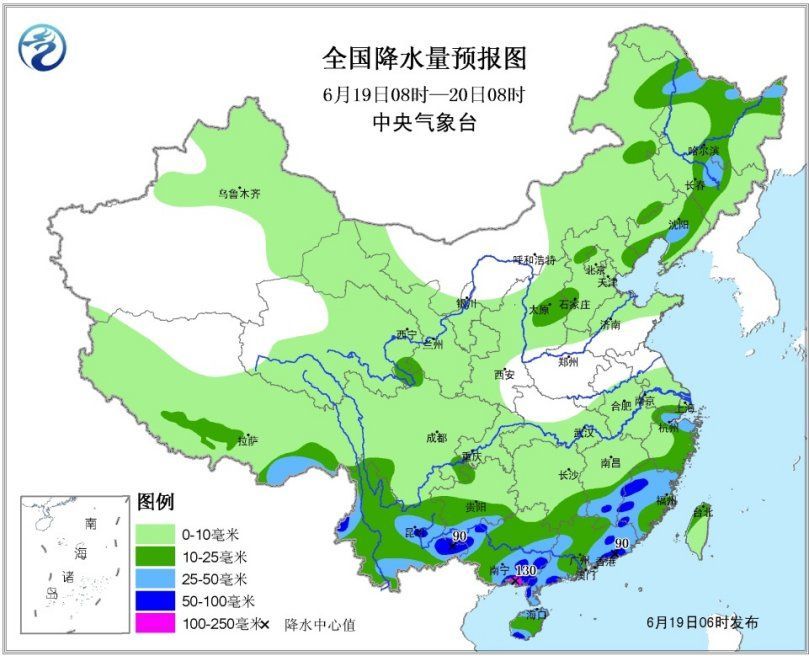 未來三天   華北華東持續大雨
