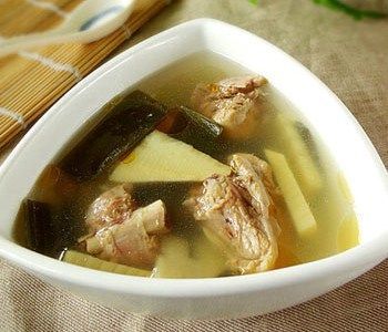 美食：笋尖海带老鸭汤(图)