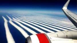 澳洲天空出現條紋雲奇景