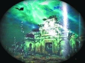 千岛湖下藏千年古城 建筑群气势宏伟(图)