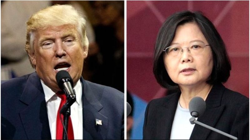 【美國選後】打破數十年慣例 川普首度與台灣總統電話對談