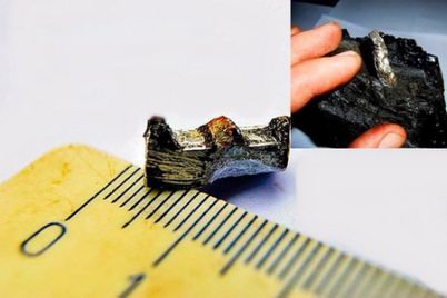 俄男發現3億年前金屬物 疑為UFO零件