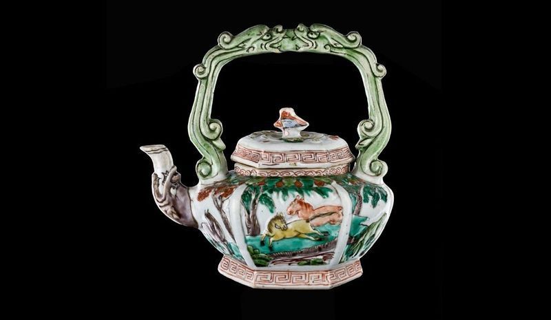 世界最華麗的茶具收藏展 在倫敦（組圖）