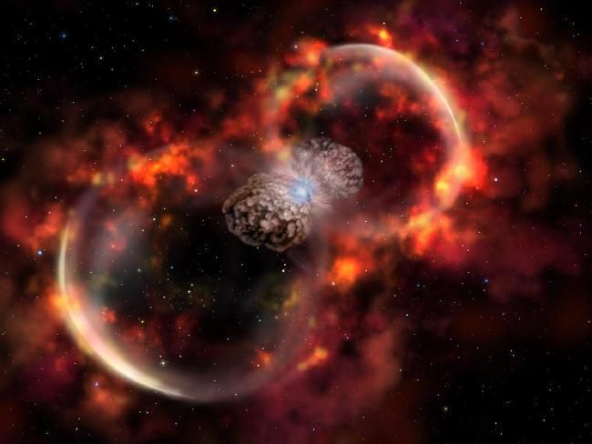 雙星系統假冒超新星爆發上百年 天文學家不知道原因
