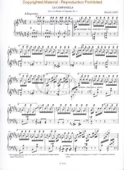 帕格尼尼-李斯特-,《鐘》, Paganini-Liszt  La Campanella