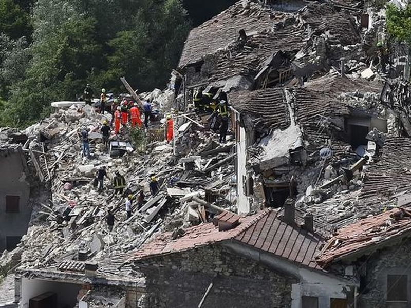 義大利發生6.2級地震  已知159死368傷 （組圖）