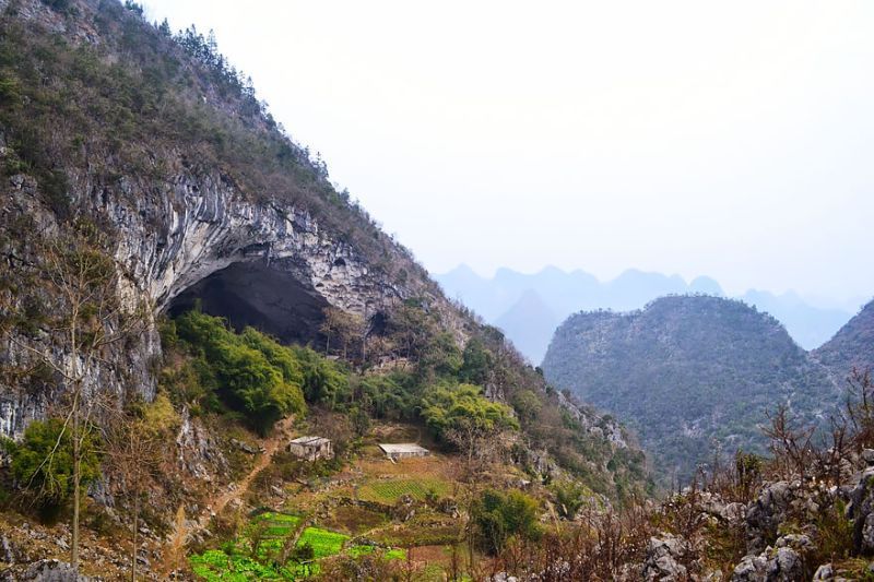 貴州深山的穴居苗寨（組圖）