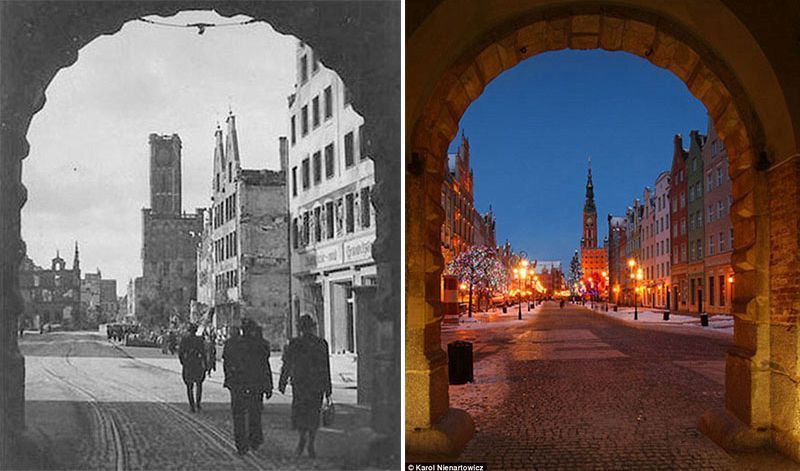 二戰後重建的波蘭古城 格但斯克（組图）