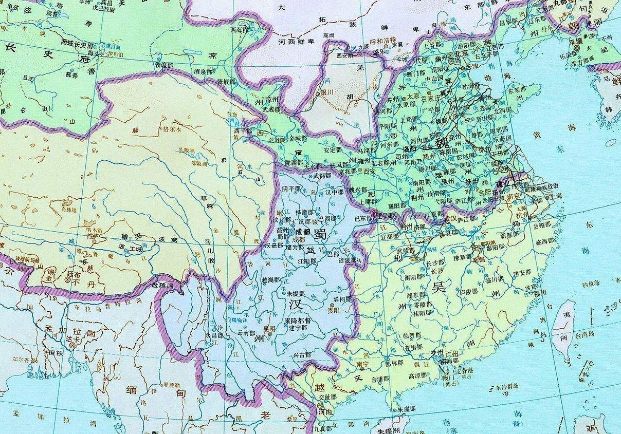 三國時期地圖