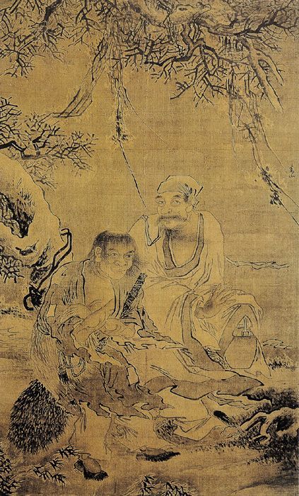 寒山拾得(图)