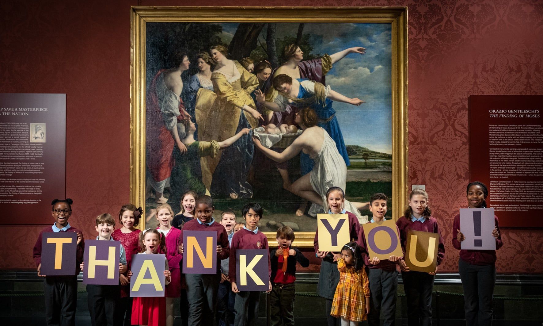 英國國家美術館巨資收購《發現摩西》畫作