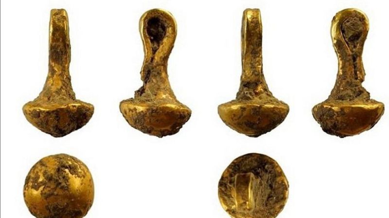 歐洲古鎮出土6600年前24K純金掛墜(高清組圖)