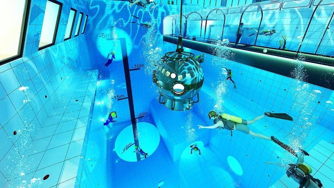 波蘭正建造世界最深泳池