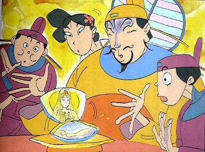 唐文宗遇菩薩無言說法