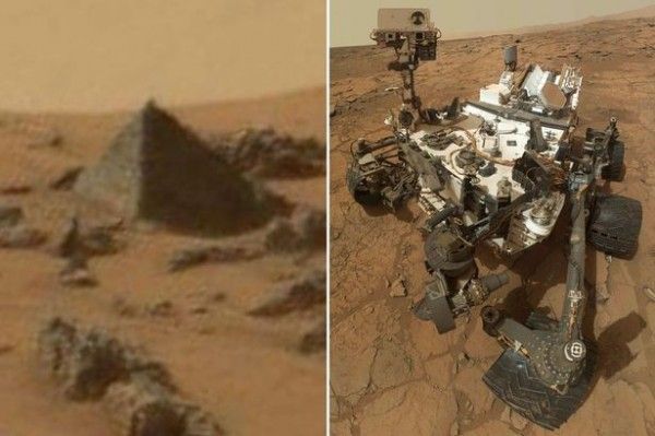 火星存在古文明？「好奇號」拍到金字塔（組圖）